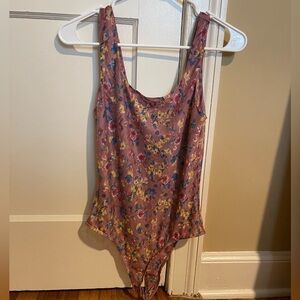 Floral Print Bodysuit